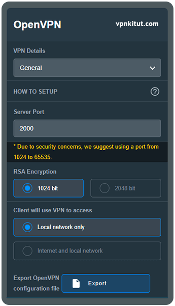 Настройка LG через маршрутизатор на OpenVPN