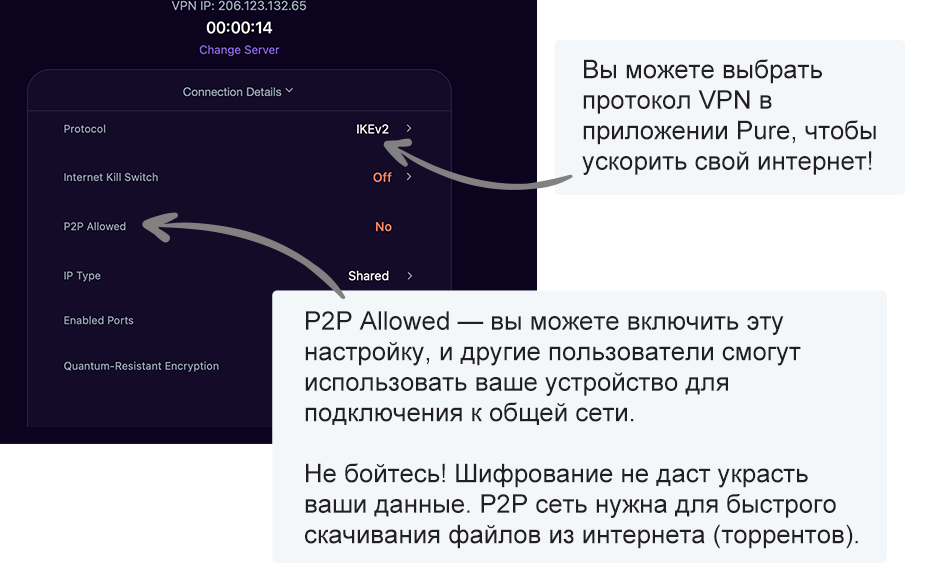 VPN с подменой IP через расширение