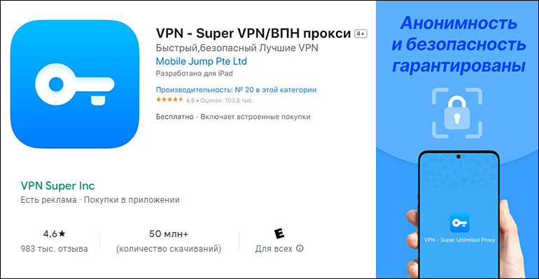 Оценка пользователей Super VPN