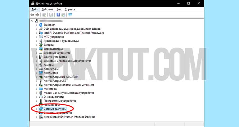 Сетевые адаптеры Windows 10